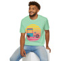 Vintage Ice Cream Bike T-Shirt — Retro Sunset Scooter Graphic Tee