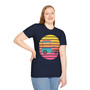 Vintage Ice Cream Bike T-Shirt — Retro Sunset Scooter Graphic Tee