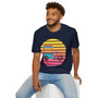 Vintage Ice Cream Bike T-Shirt — Retro Sunset Scooter Graphic Tee