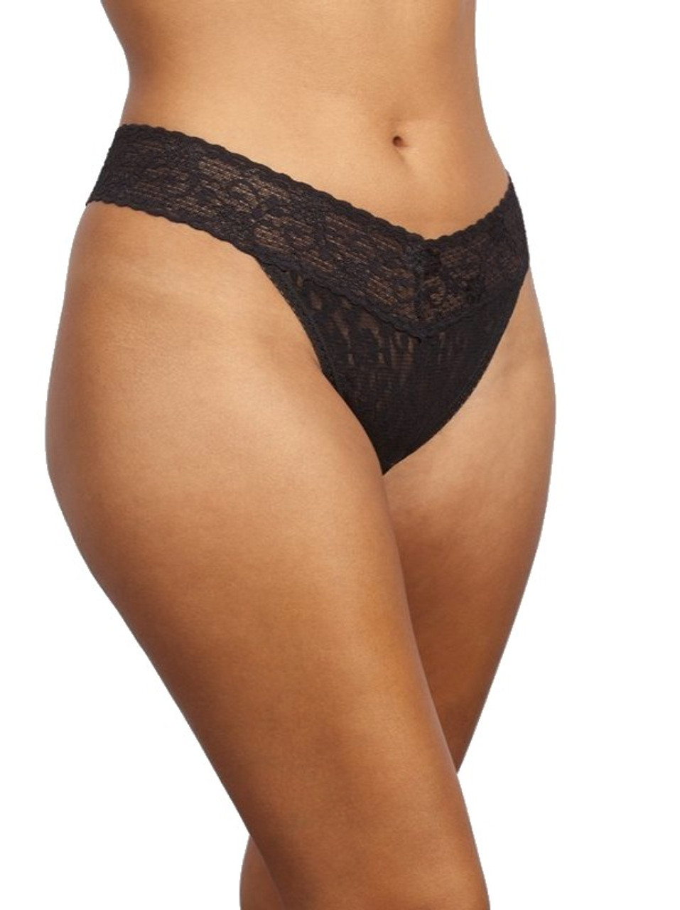 plus size lace thong panties