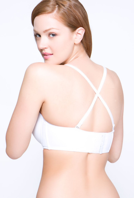 QT Intimates Front Closure Leisure Bra with Velcro Strap 225V