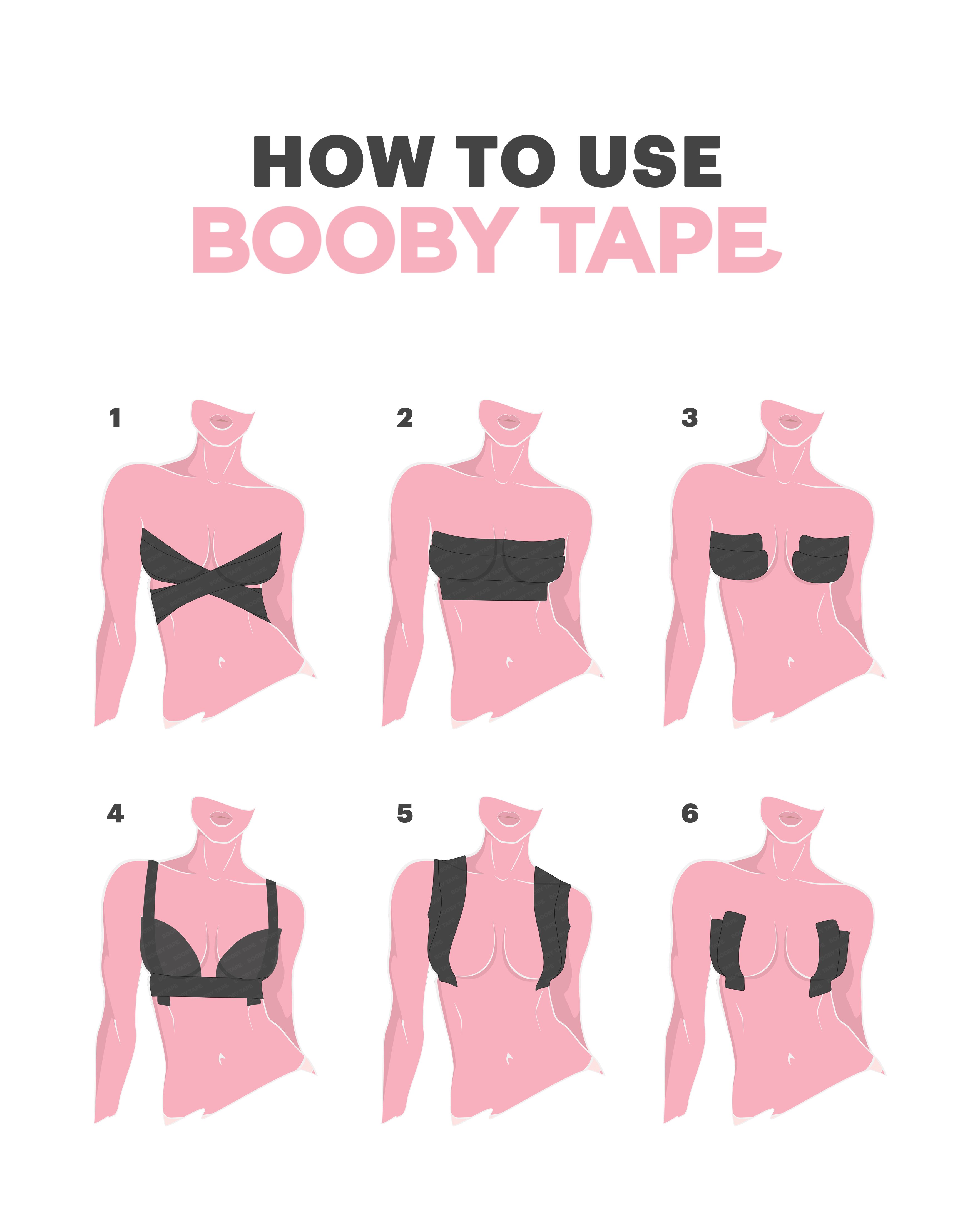 tape your breasts strapless dress