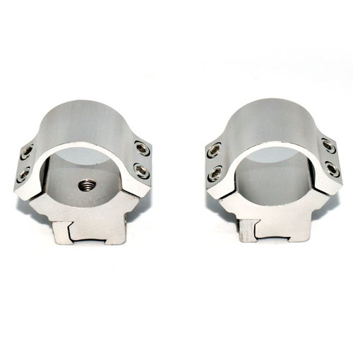 Arctic Fox 30mm Low 3/8" Dovetail Silver Rings