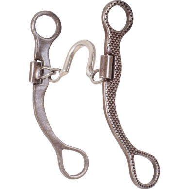 RPSBIT7SS32 Classic Equine Rasp Straight Shank Bit with Ported Chain