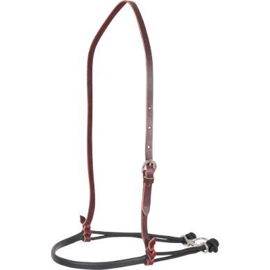 NBDROPES BLACK W/S-WRAP MARTIN NYLON ROPE NOSEBAND Equibrand