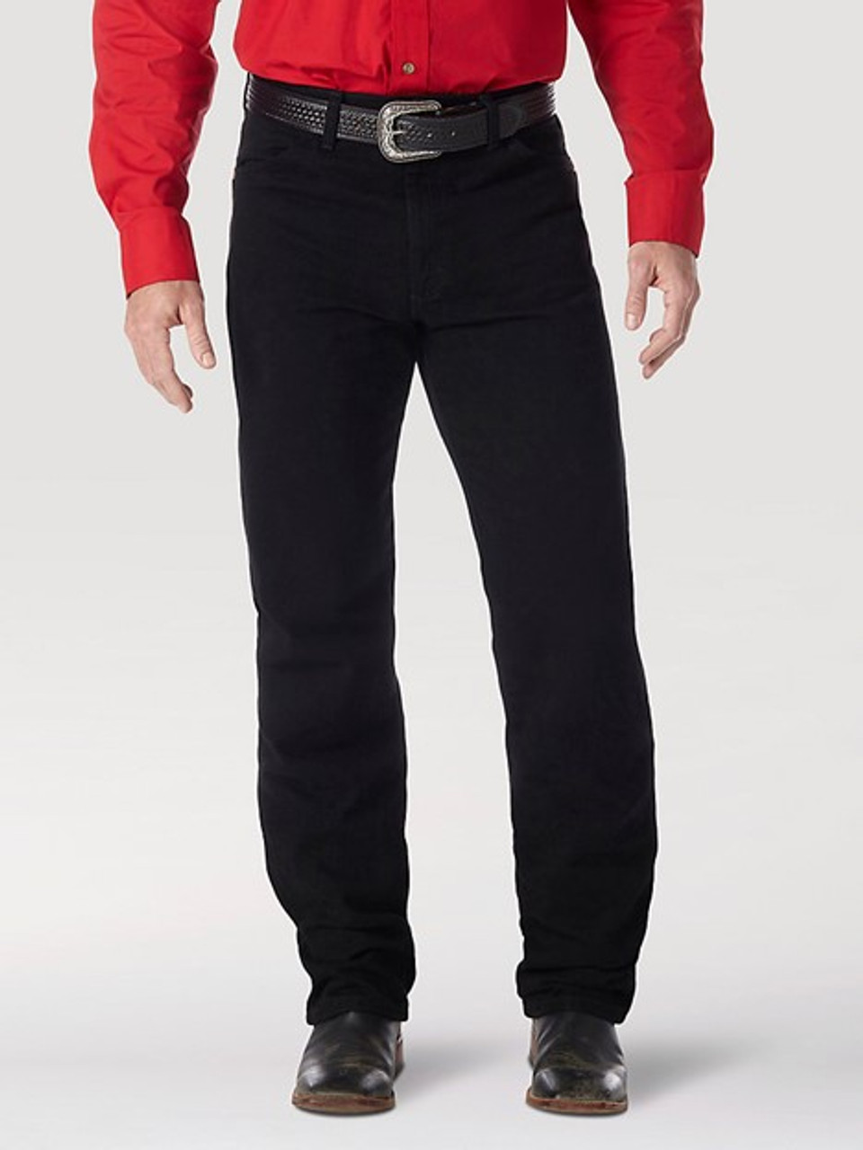 13MWZWK Wrangler® Men's Cowboy Cut® Original Fit Shadow Black Jean