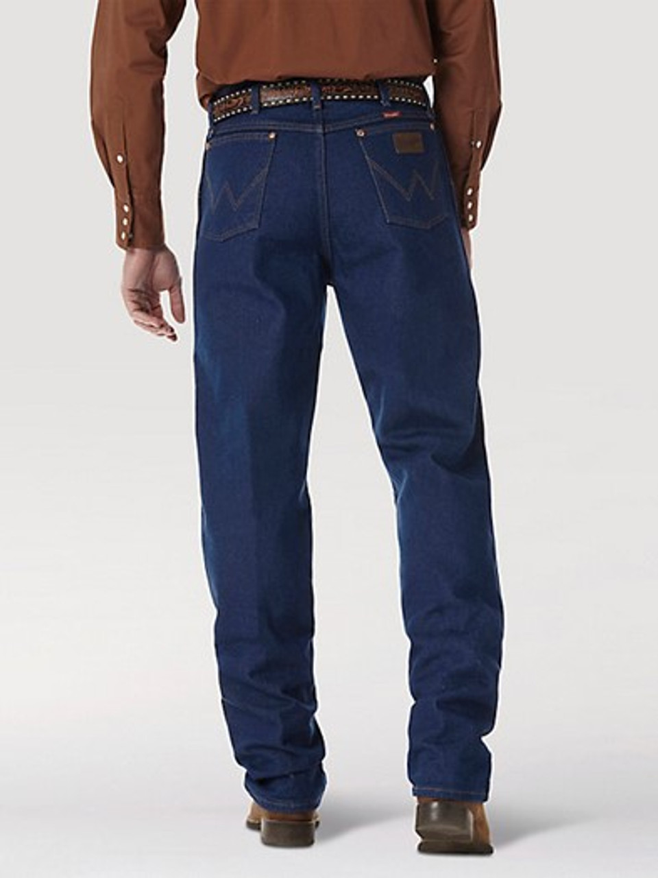 31MWZPW Wrangler® Men's Cowboy Cut® Relaxed Fit Prewashed Indigo Jean