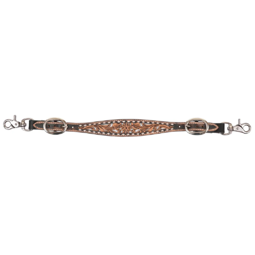 Western Rope Filigree Wither Strap Circle Y White Daisy Filigree For Western Saddles ...