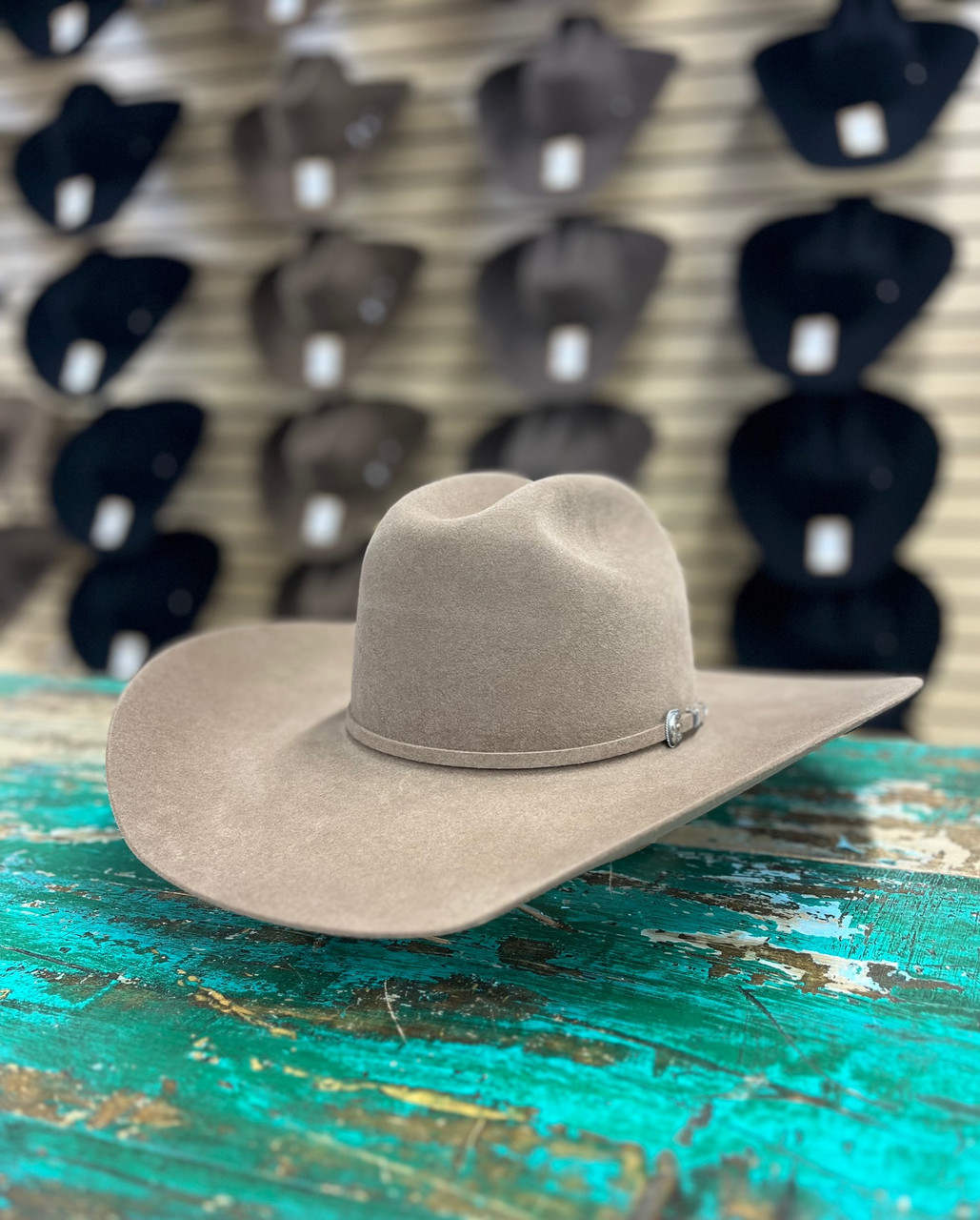 Rodeo King 30X Top Hand Tan Belly Felt Brim Cowboy Hat