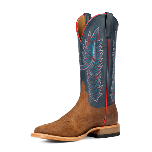 boots tobacco Horse Power Men's Tobacco Old Suede Square Toe Boots