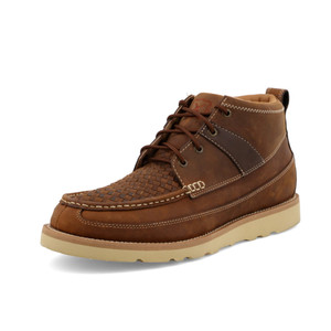 Twisted X Men's Woven Oiled Saddle Wedge Sole Shoe Twisted X Men's Woven Oiled Saddle Wedge Sole Shoe