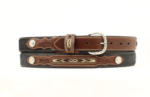 Nocona Youth Black Southwest Inset Belt Nocona Youth Black Southwest Inset Belt