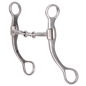 Classic Equine Performance Straight Shank Bit with Smooth Bar Dogbone Classic Equine Performance Straight Shank Bit with Smooth Bar Dogbone