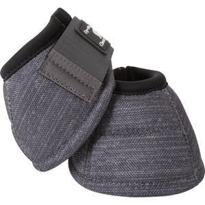 Classic Equine Dy-No Turn DL Charcoal Bell Boots Classic Equine Dy-No Turn DL Charcoal Bell Boots