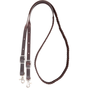 Latigo Braided 5-Strand Roping Rein 3/4-inch Thick Latigo Braided 5-Strand Roping Rein 3/4-inch Thick