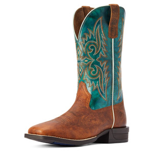 Ariat Men's Fiery Brown Crunch Wild Thang Western Boot Ariat Men's Fiery Brown Crunch Wild Thang Western Boot