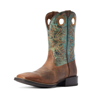 Ariat Men's Sport Rodeo Loco Brown Western Boot Ariat Men's Sport Rodeo Loco Brown Western Boot