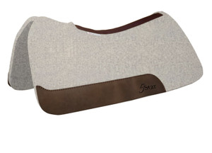 5 Star Equine Natural 7/8" Thick 32x30" Roper Pad with Flex Fit Wither