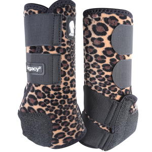 Classic Equine Legacy2 Cheetah Front Support Boots Classic Equine Legacy2 Cheetah Front Support Boots