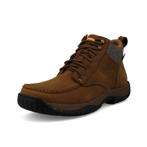 Twisted X Men's Distressed Saddle 4" All Around Work Boot Twisted X Men's Distressed Saddle 4" All Around Work Boot