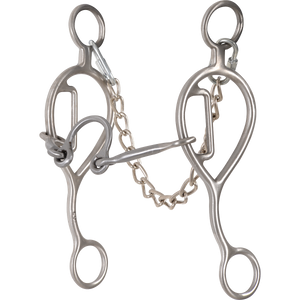 Classic Equine Les Vogt 7.75" Shank Barrel Bit with Smooth Bar Port Classic Equine Les Vogt 7.75" Shank Barrel Bit with Smooth Bar Port