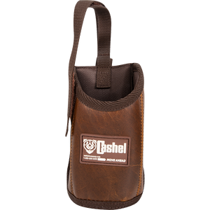 Cashel Pommel Saddle Bag Bottle Holder with Distressed Leather
