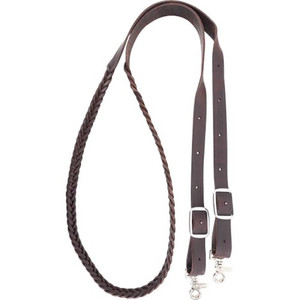 Martin Saddlery 5/8" Latigo Braided 3-Strand Roping Rein Martin Saddlery 5/8" Latigo Braided 3-Strand Roping Rein
