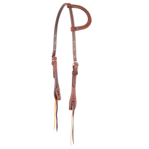 Martin Saddlery Chestnut Roughout Slip Ear Headstall Martin Saddlery Chestnut Roughout Slip Ear Headstall
