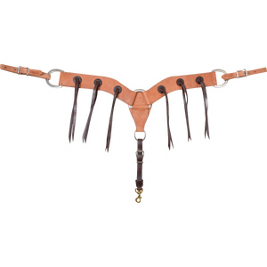 Martin Saddlery 2.75" Harness Breast Collar with Latigo Strings Martin Saddlery 2.75" Harness Breast Collar with Latigo Strings