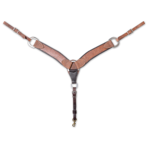 Martin Saddlery 2.75" Chocolate Harness Latigo Breast Collar Martin Saddlery 2.75" Chocolate Harness Latigo Breast Collar
