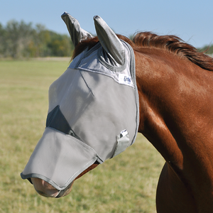 Crusader Fly Mask with Long Nose and Ears Crusader Fly Mask with Long Nose and Ears