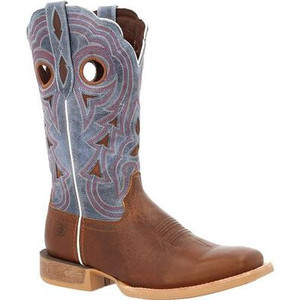 Durango® Lady Rebel Pro™ Golden Brown & Periwinkle Western Boot Durango® Lady Rebel Pro™ Golden Brown & Periwinkle Western Boot