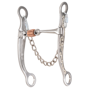 Les Vogt Interpreter Shank Roping Bit with Swivel Smooth Bar Copper Roller Dogbone