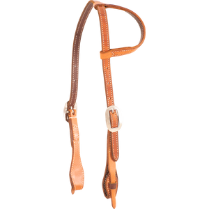 Martin Saddlery Natural Slip Ear Headstall with Quick Change Martin Saddlery Natural Slip Ear Headstall with Quick Change