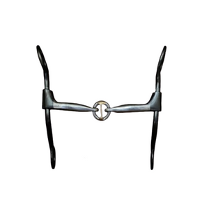 Dutton Bits Smooth Sweet Iron with Small Life Saver Short Shank Swept Back Cheek