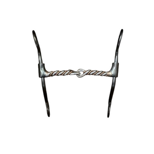 Dutton Bits Twisted Sweet Iron Copper Short Shank Swept Back Cheek