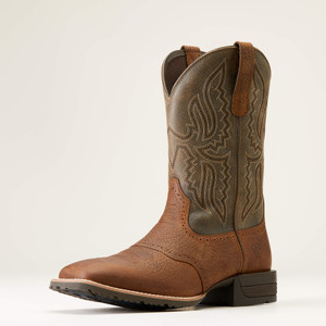 Ariat Mens Wild Thang Western Boots - Fiery Brown Crunch