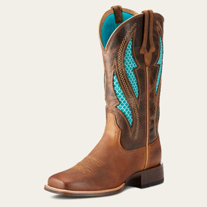 Ariat Women's Distressed Brown VentTEK Ultra Western Boot Ariat Women's Distressed Brown VentTEK Ultra Western Boot