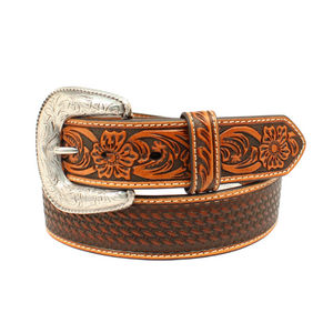 Ariat Men's Basketweave Embossed Belt Ariat Men's Basketweave Embossed Belt