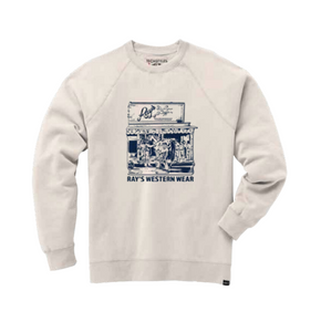 Ray's Original Farrier Print Oatmeal Crew Pullover