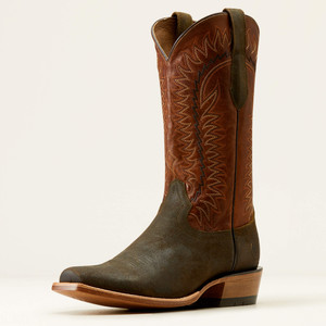 Ariat Men's Olive Roughout Futurity Time Cowboy Boot