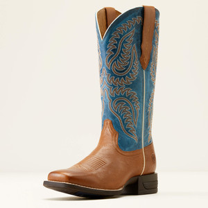 Ariat Women's Roasted Peanut Cattle Caite Stretchfit Western Boot Ariat Women's Roasted Peanut Cattle Caite Stretchfit Western Boot