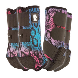 Classic Equine Legacy2 Poison Front and Hind Support Boots Set Classic Equine Legacy2 Poison Front and Hind Support Boots Set