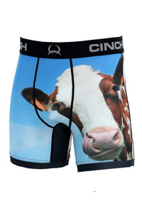 Cinch Men's 6" Cow Boxer Brief Cinch Men's 6" Cow Boxer Brief