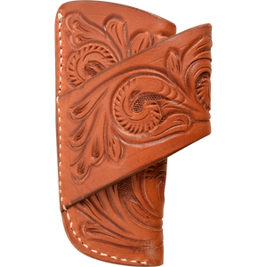 Martin Horizontal Knife Sheath with Floral Tooling Martin Horizontal Knife Sheath with Floral Tooling