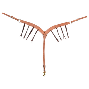 Martin Harness Leather Breastcollar with Blood Knots Martin Harness Leather Breastcollar with Blood Knots
