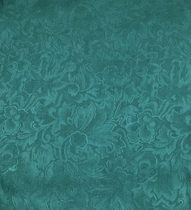 Teal Jacquard Silk Wild Rag