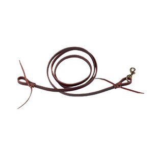5/8" x 8' Latigo Leather Flat Roper Reins 5/8" x 8' Latigo Leather Flat Roper Reins