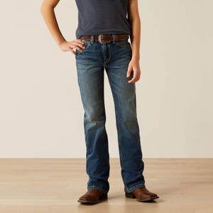 Ariat Boys' B4 Relaxed Kelvin Boot Cut Jeans Ariat Boys' B4 Relaxed Kelvin Boot Cut Jeans