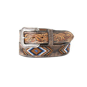 3D Men's Triangular Beaded Belt 3D Men's Triangular Beaded Belt